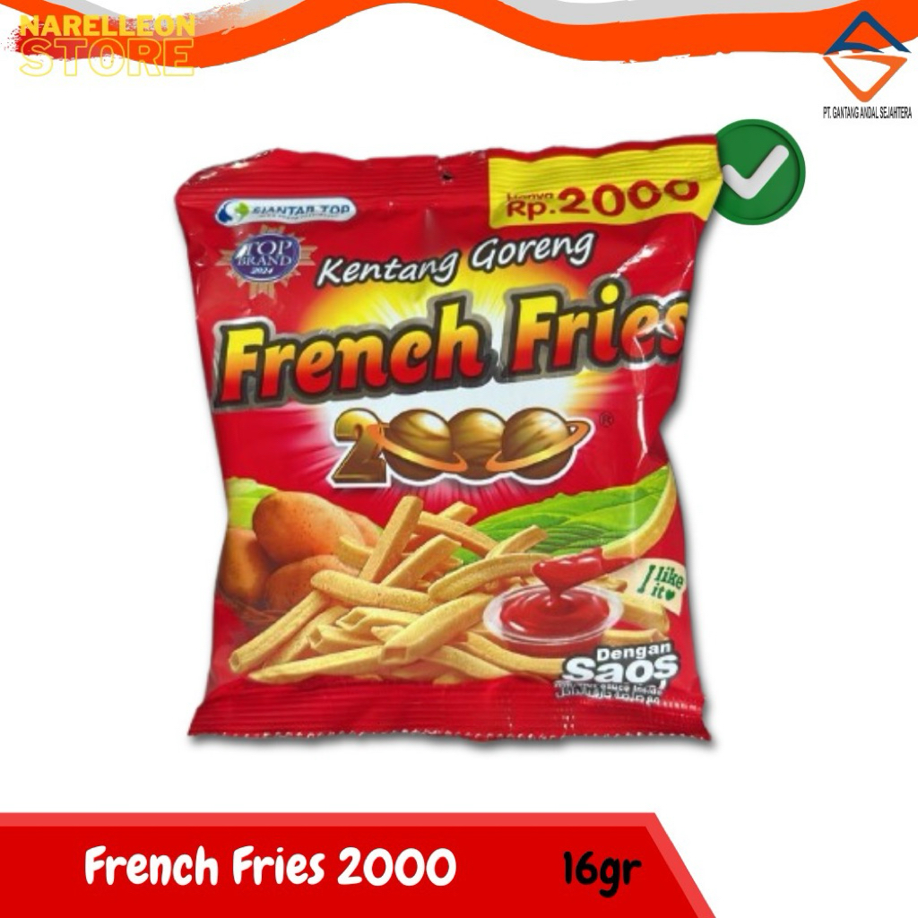 

French Fries 2000 Snack Kentang Goreng dari Siantar TOP