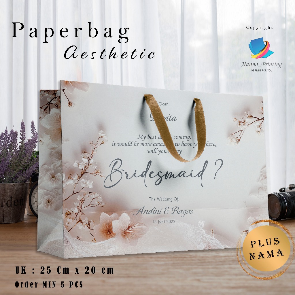 

PAPERBAG BRIDESMAID WEDDING AESTHETIC