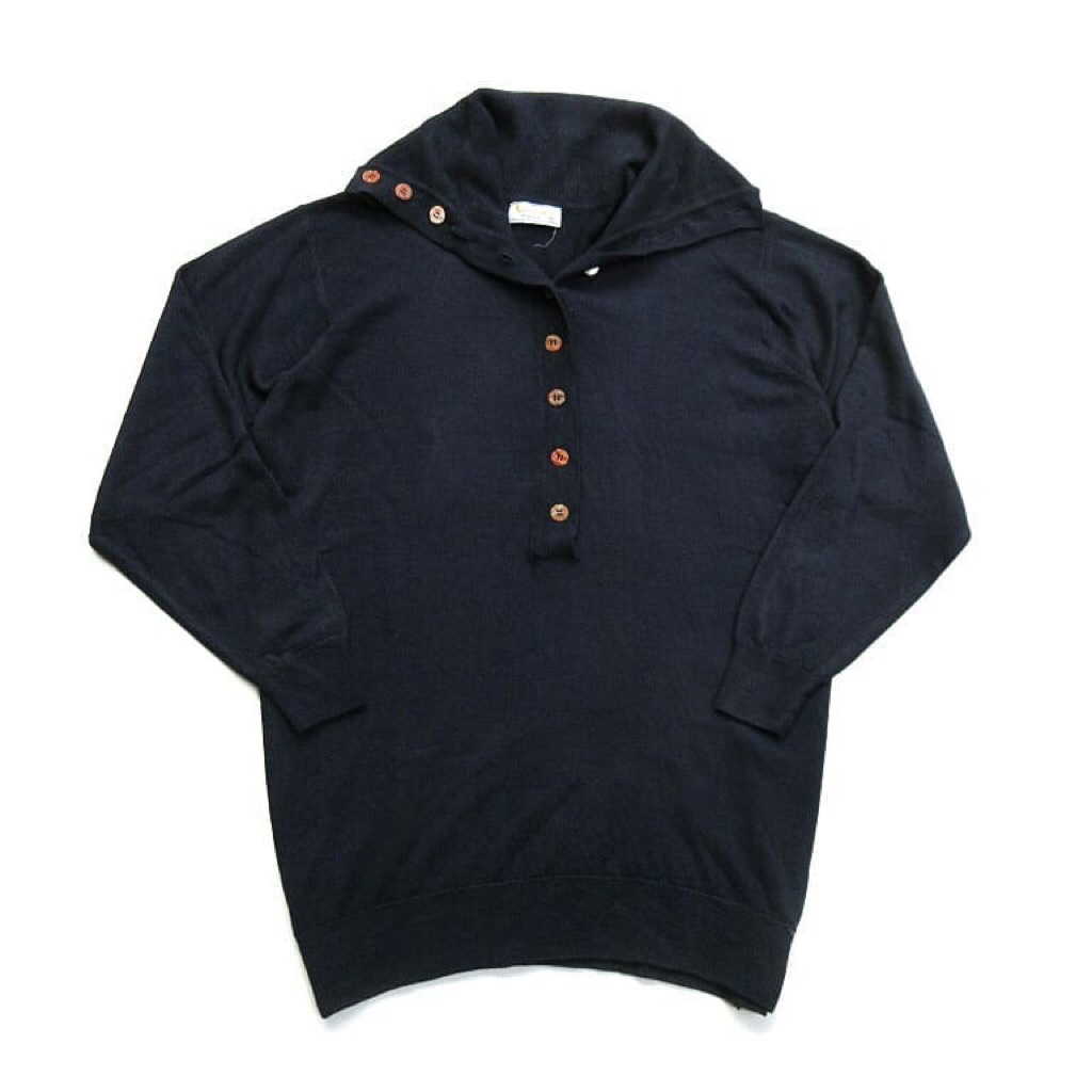 Vintage Aquascutum of london sailor Sweater jumper Full turtle Neck knitted  Handmade made in great 