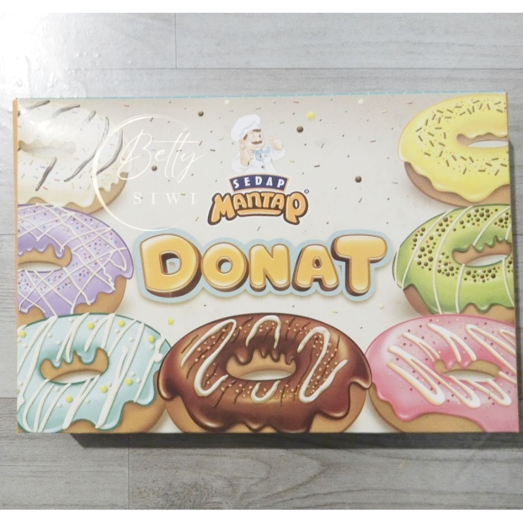 

[1PCS] Kotak Donat | Box Donat | Merk "Sedap Mantap" Isi 3 dan 6