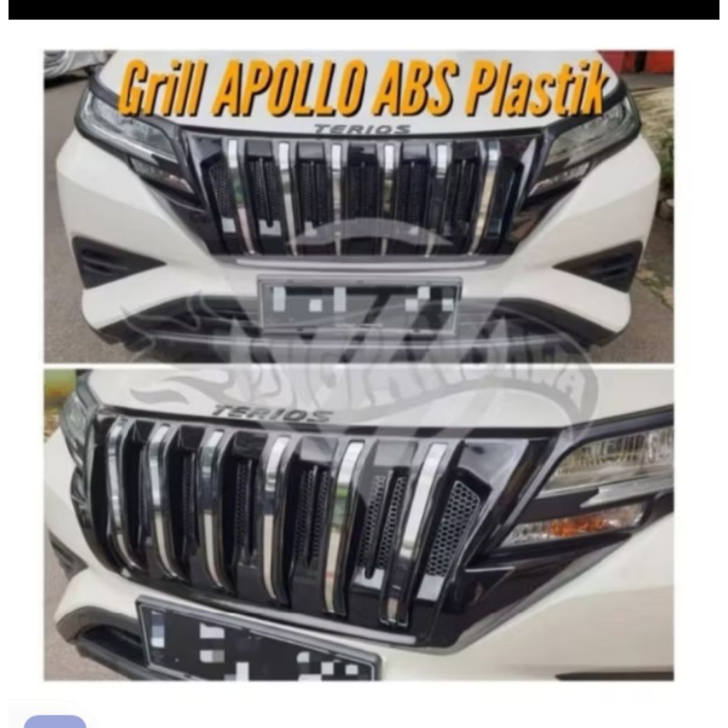 Grill Depan All new Rush/Terios Model Apollo-Prado Style