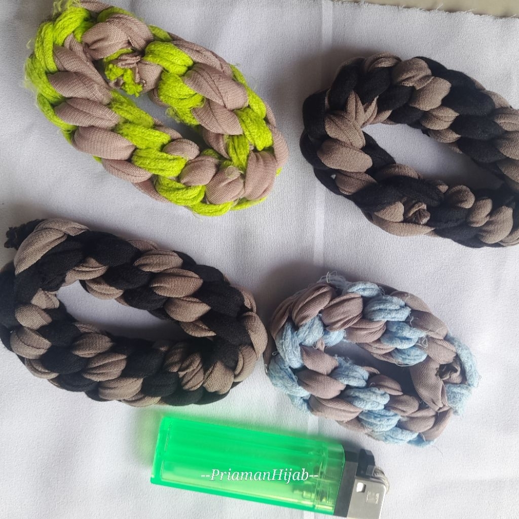 Ikat Rambut Pita Cendol Cepol Hijab