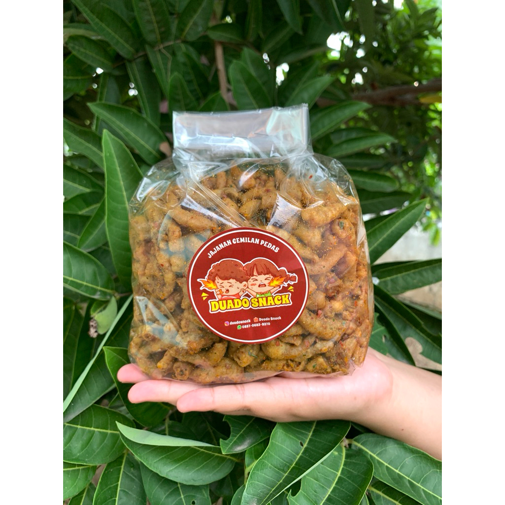 

usus krispy pedas daun jeruk 500gr/usus krispy renyah/ pedas asin/usus enak tidak amis/usus bumbu cikruh