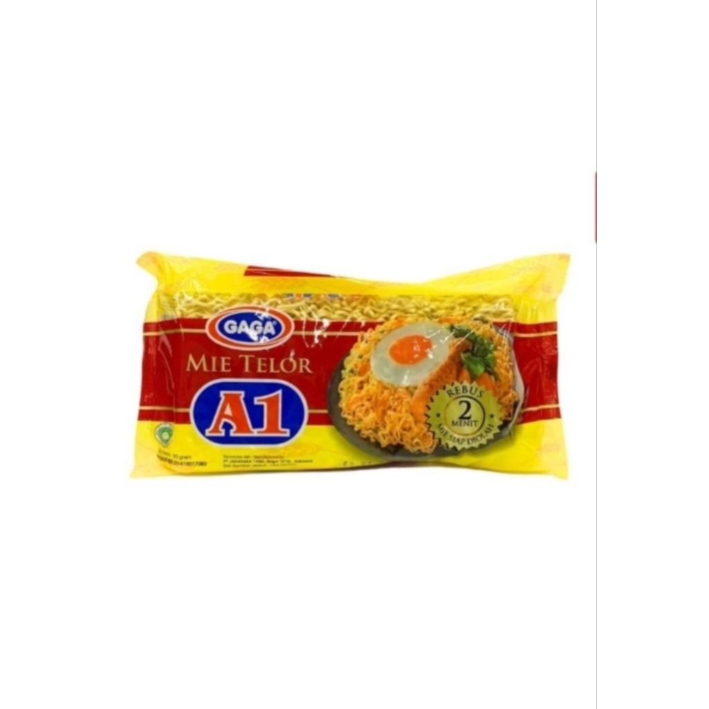 

Gaga mie telor a1 pack 180 gram