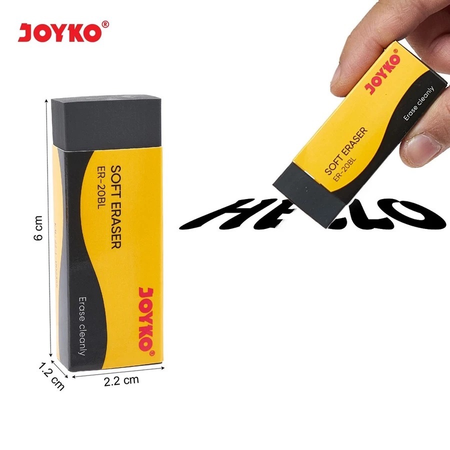 

JOYKO Eraser Penghapus 1 Pack ER-B20BL Isi 20 Pcs