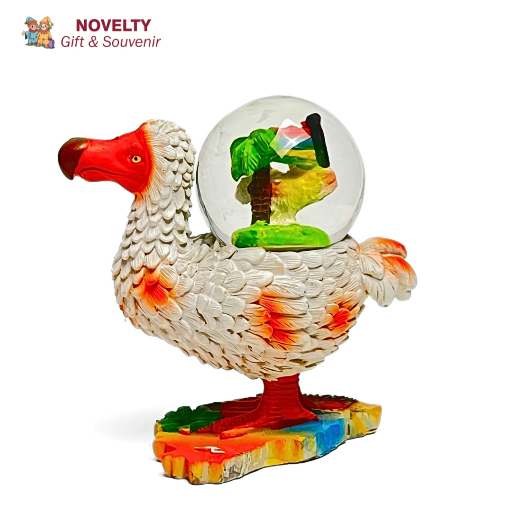 Souvenir pajangan snow globe snow ball Mauritius oleh oleh negara Afrika Timur