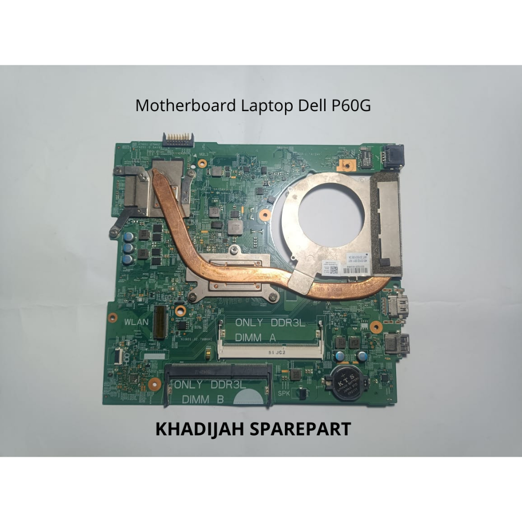 Motherboard Mainboard mobo Laptop Dell P60G Intel Celeron