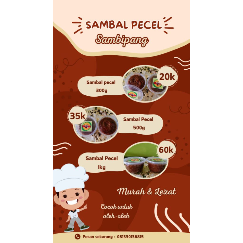 

Sambal Pecel Khas Kediri