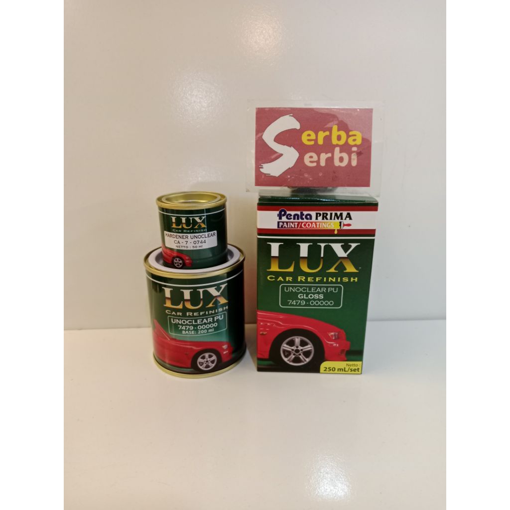 *250ML LUX CLEAR*Cat Pu clear car refinish Lux set Hardener
