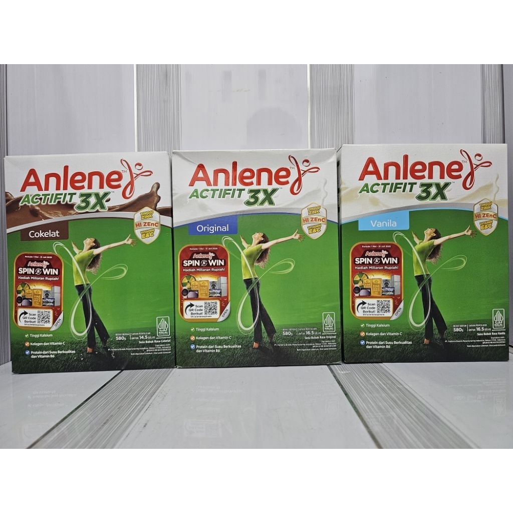 

Anlene Actifit 3X Susu Bubuk 580g