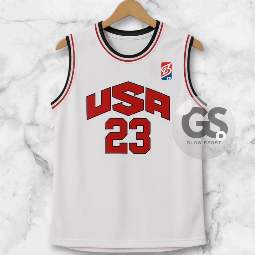 KAOS BASKET JERSEY OLAHRAGA ATASAN JERSEY LENGAN PENDEK PRIA WANITA BAJU JERSEY