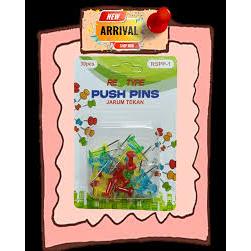 

PUSH PIN / PIN BOARD / MEMO PIN Retype PP-30 WARNA-WARNI