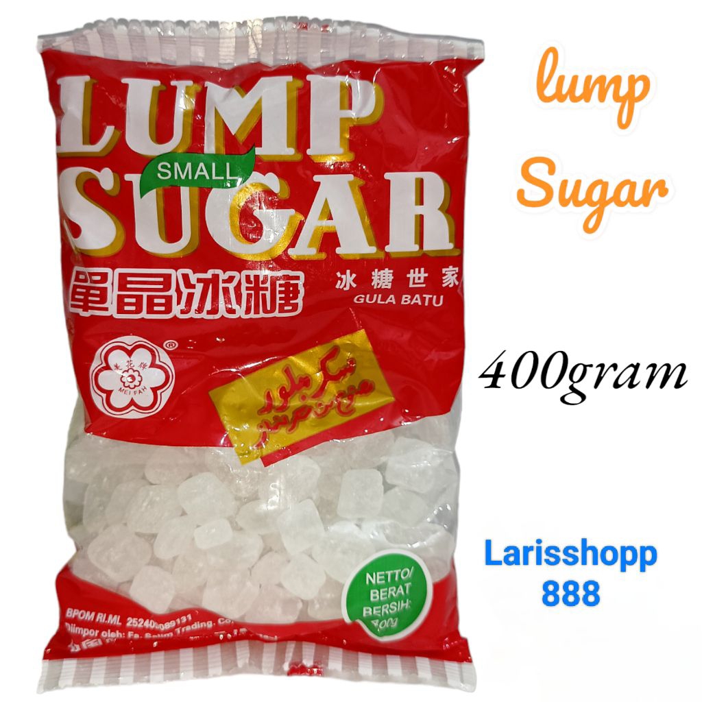 

gula batu 400 gr / lump sugar small 400gram/ gula batu Mei dah ls