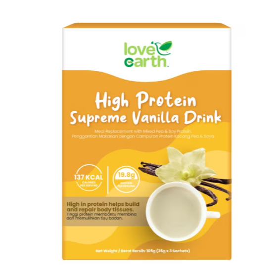 

Love Earth High Protein Supreme Vanilla Drink