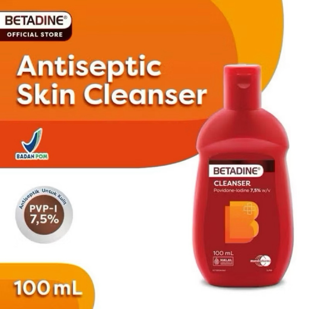 Betadine Antiseptic Skin Cleanser 100ML | Betadine Cleanser