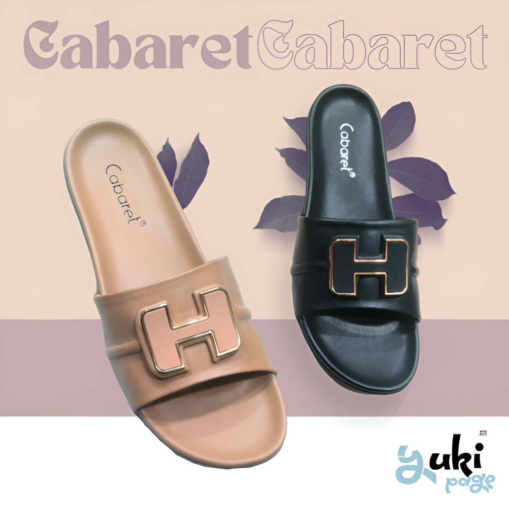 Sandal Slip On / Selop Flat Wanita Cabaret JL342-5