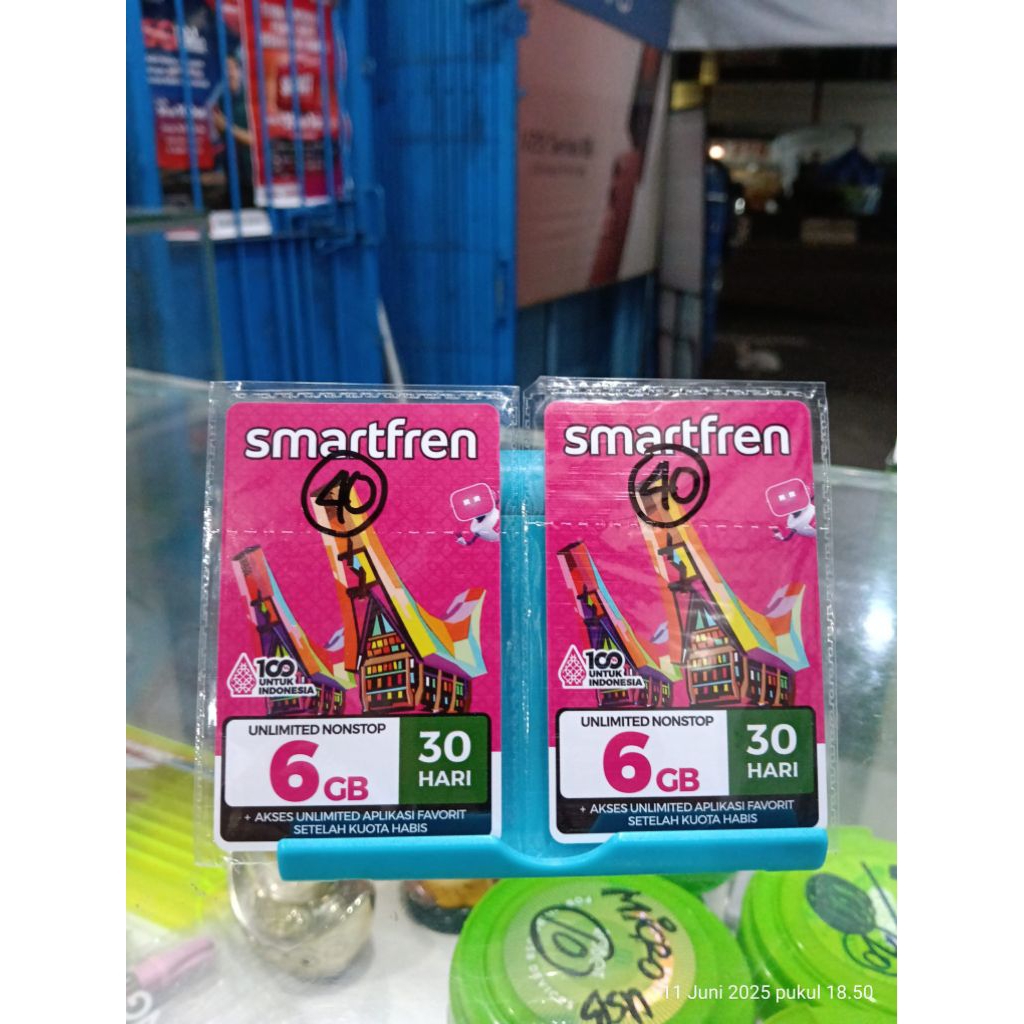 VOUCHER KUOTA DATA SMARTFREN 6GB UNLIMITED
