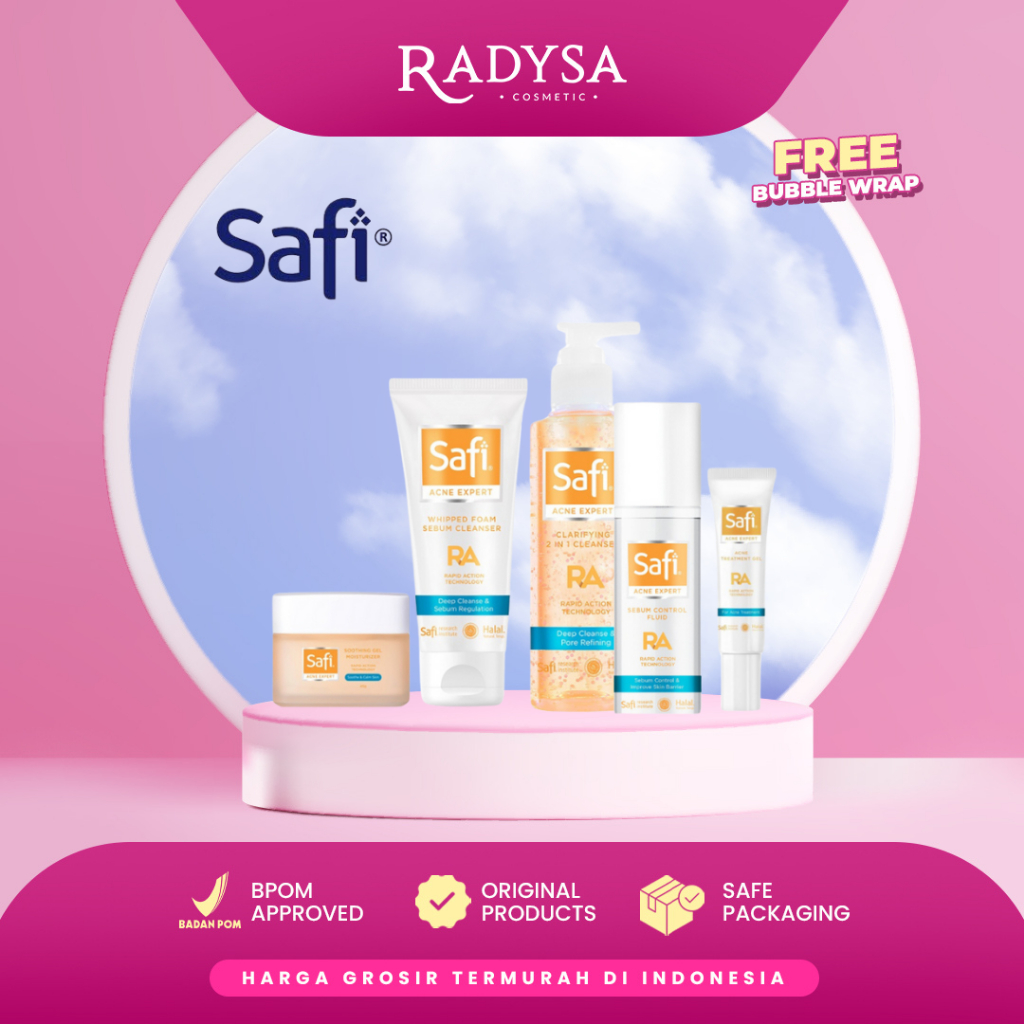 RADYSA - Safi Acne Expert Series All Variant Whipped Foam Serum Cleanser l Clarifying 2 in 1 l Treat