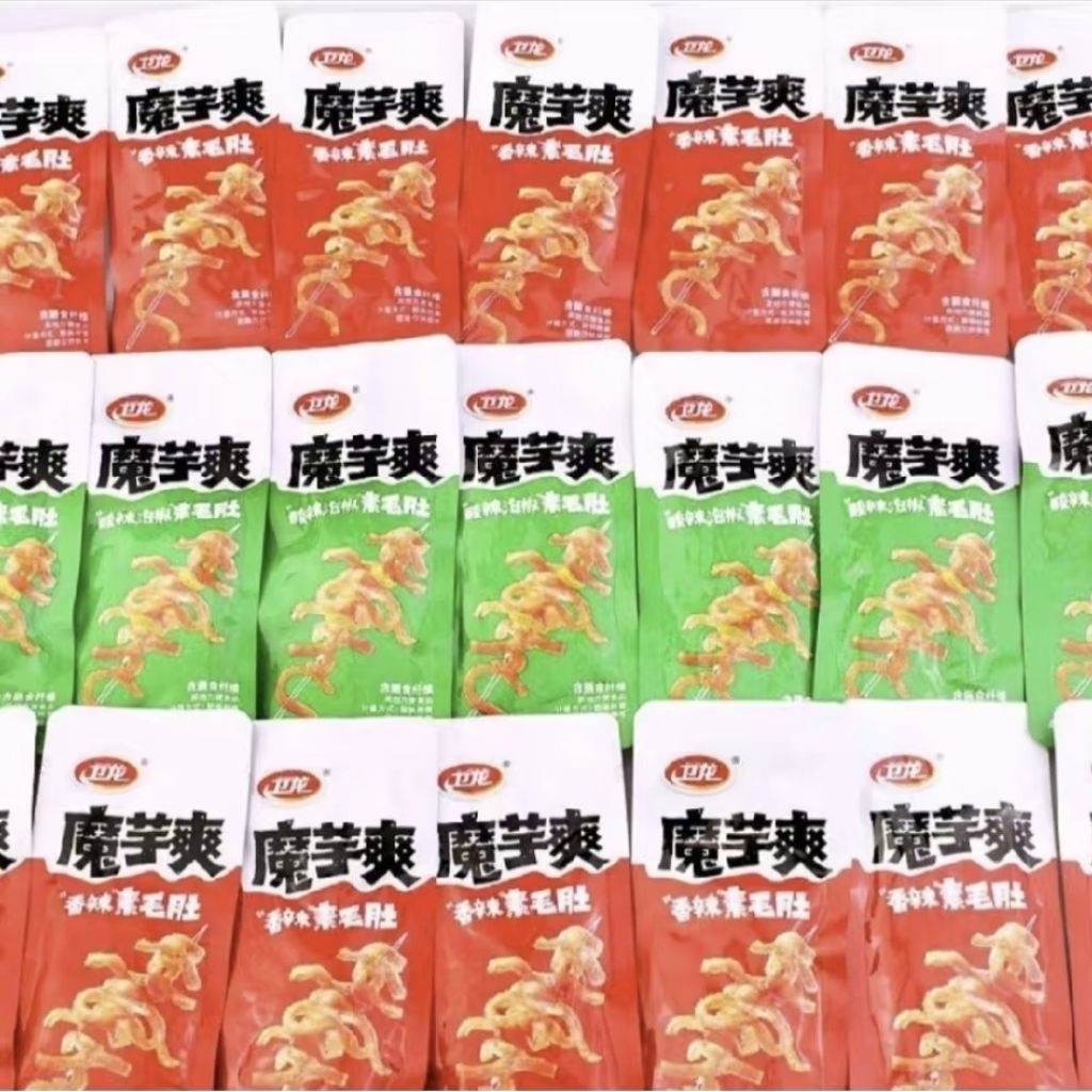 

Cemilan Wei Long Konjac Hot Spicy & Sour Spicy 52 gr