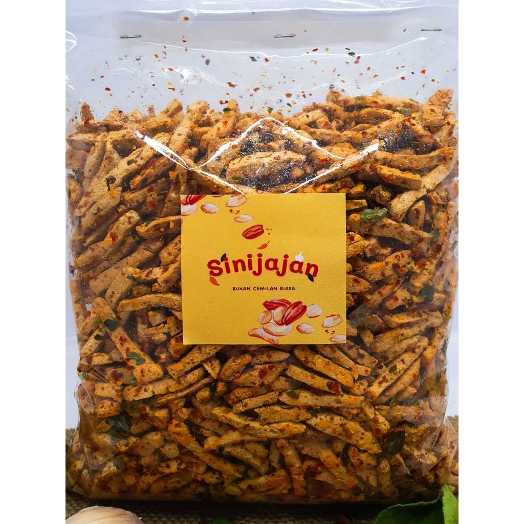 

Basreng Pedas Daun Jeruk Stik 1kg 500gr 250gr