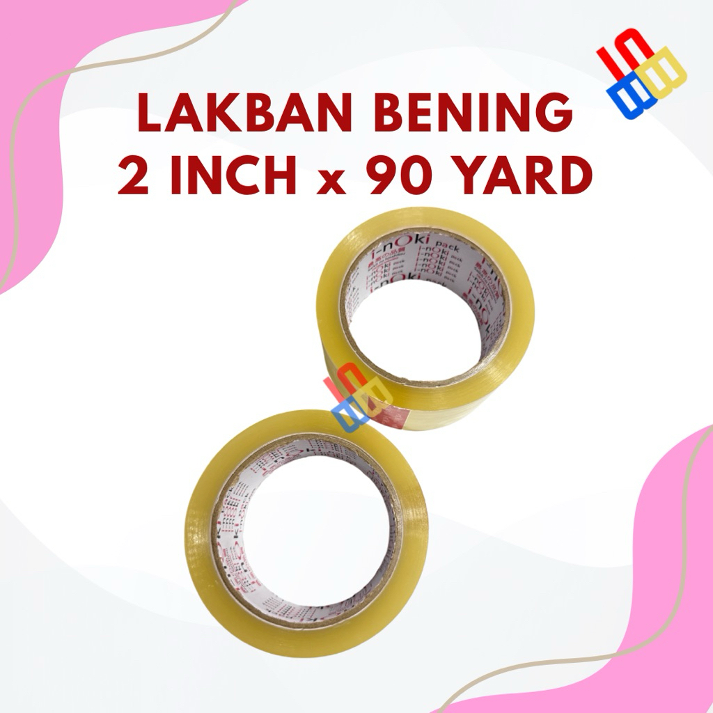 

LAKBAN BENING 2 INCH X 90 YARD (48MMX90 YARD) MURAH / LAKBAN BERKUALITAS