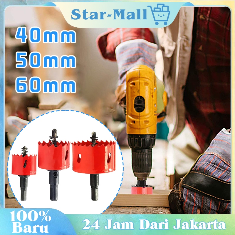 Mata Bor Pelubang Hole Saw Kayu YOUHONG 40MM 50MM 60MM