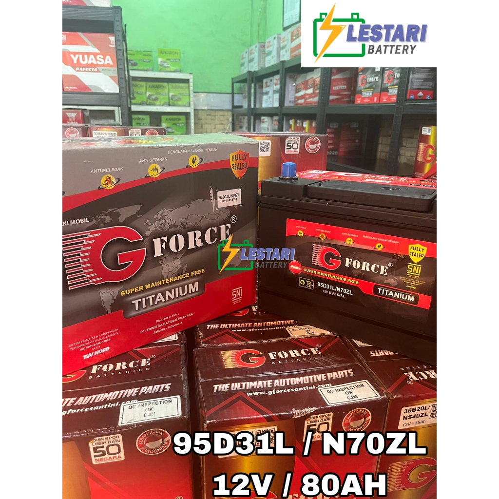Aki Kering G Force Titanium Kering 95D31L / N70ZL