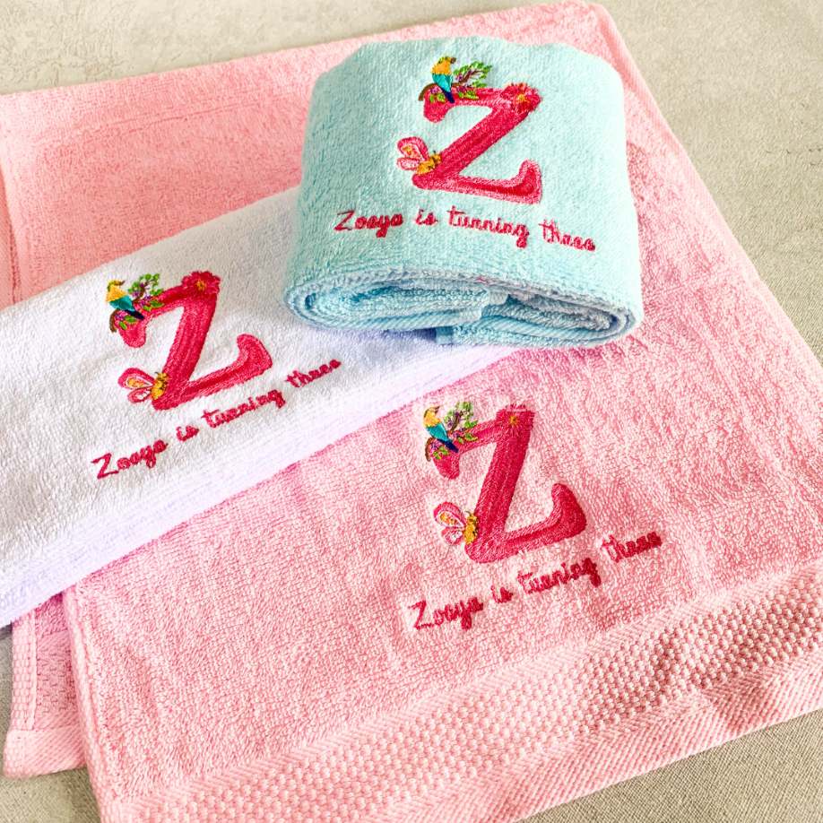 HANDUK BORDIR CUSTOM 30X70 & 50X100