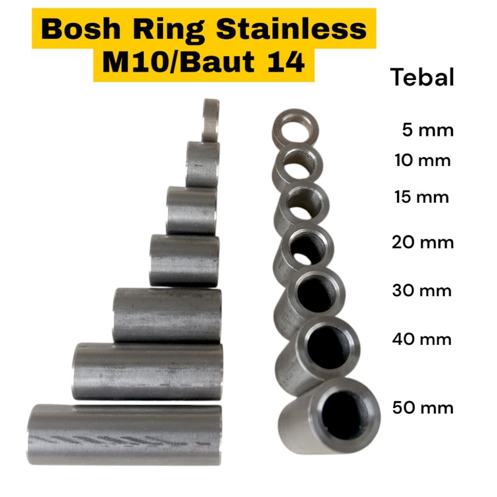 Bosh Ring Stainless M10 Baut 14 Universal