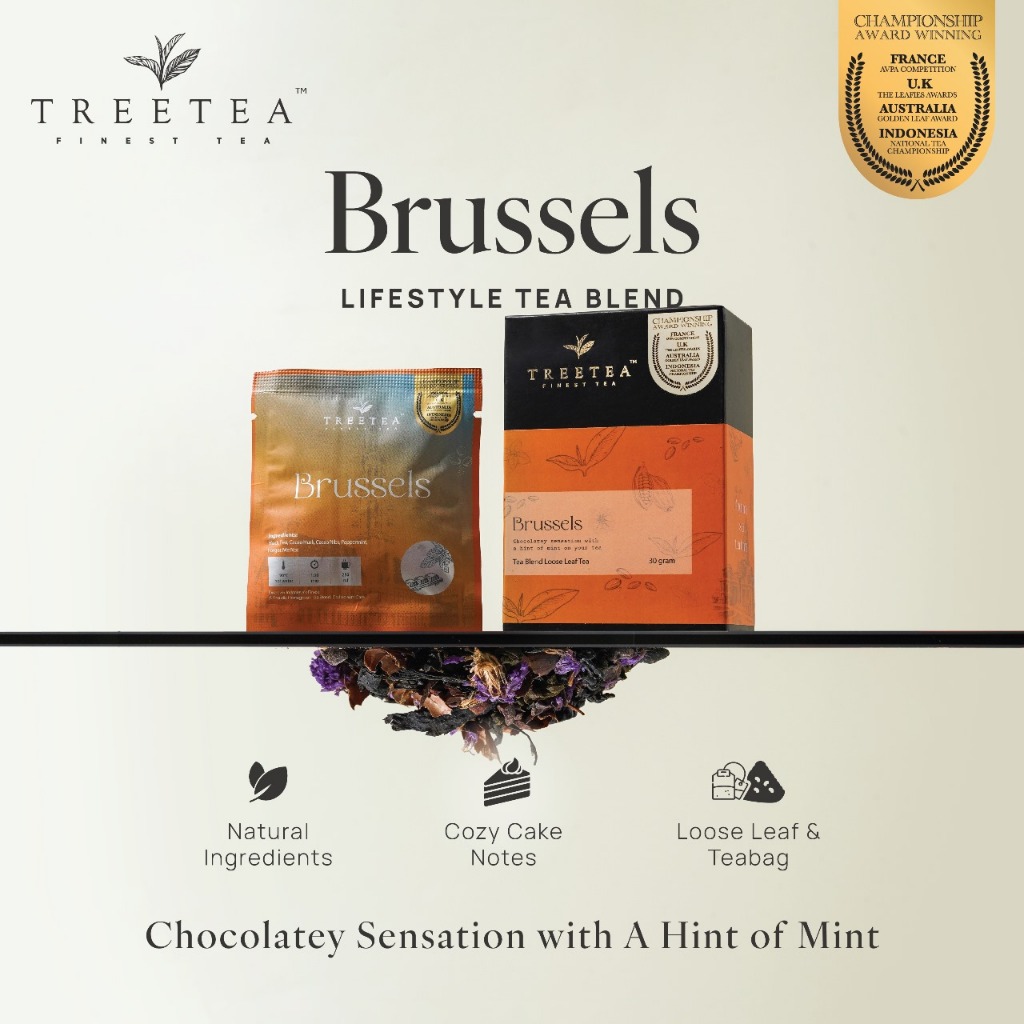 

BRUSSELS - TreeTea Box Tea Blend Chocolate Flavour