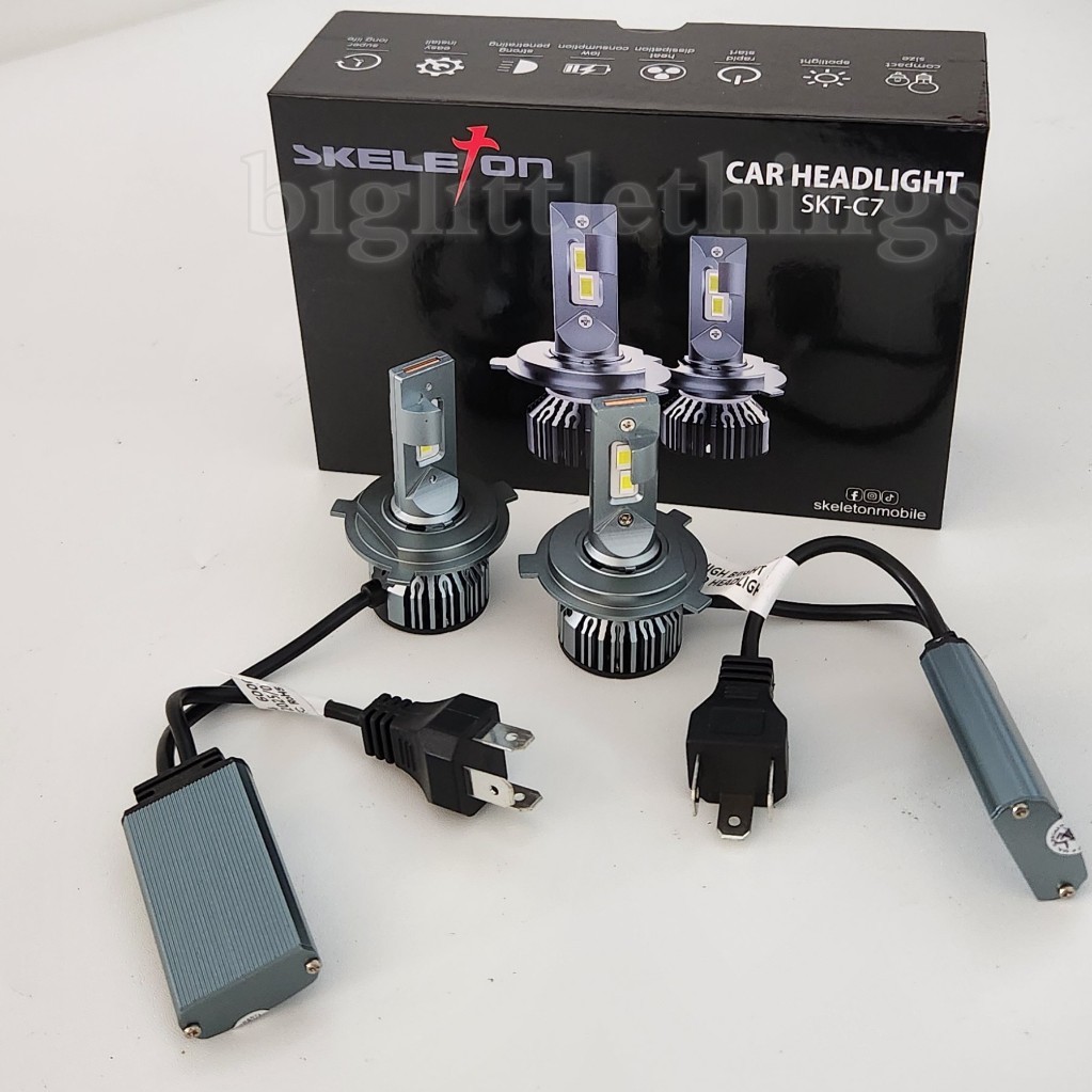Lampu LED Mobil Skeleton SKT-C7 Soket H4, H11, HB3, HB4, H7