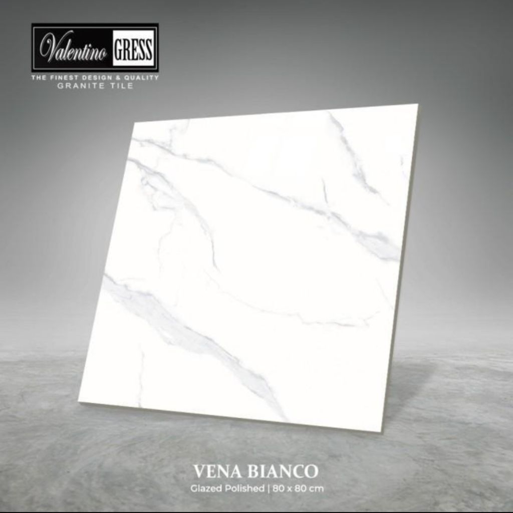GRANITE VALENTINO GRESS 100X100CM - VENA BIANCO