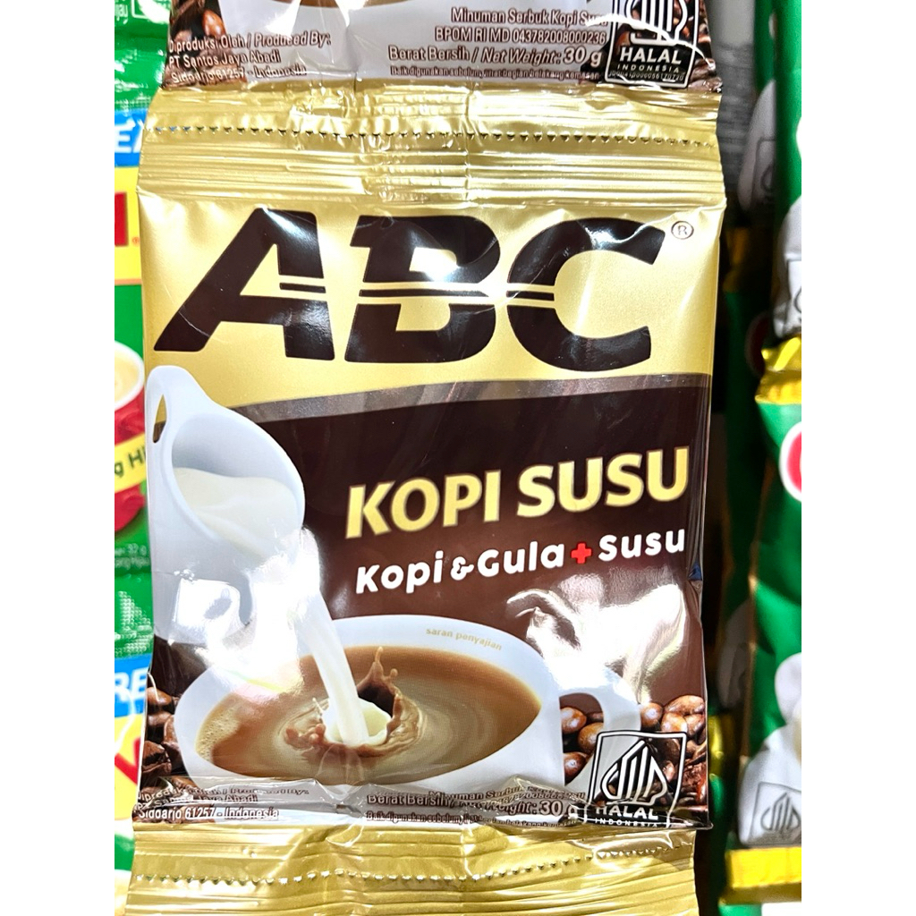 

ABC Kopi Susu 1renteng/10sachet