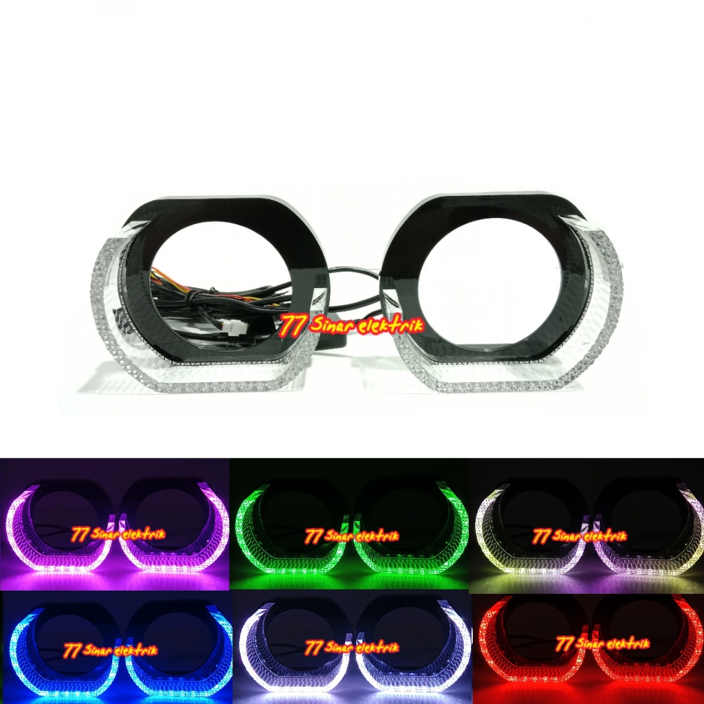 Lampu Shroud BMW SPORT 3 Inch Acrylic 5D glory RGB Shroud Lampu Biled 3 INCH Kristal RGB