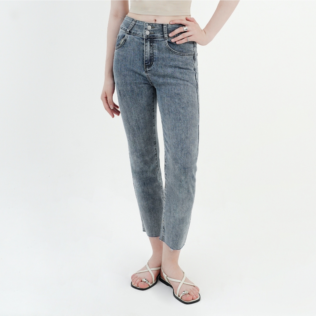 CELCIUS WOMAN Celana Denim Panjang I31000311C Ash Blue
