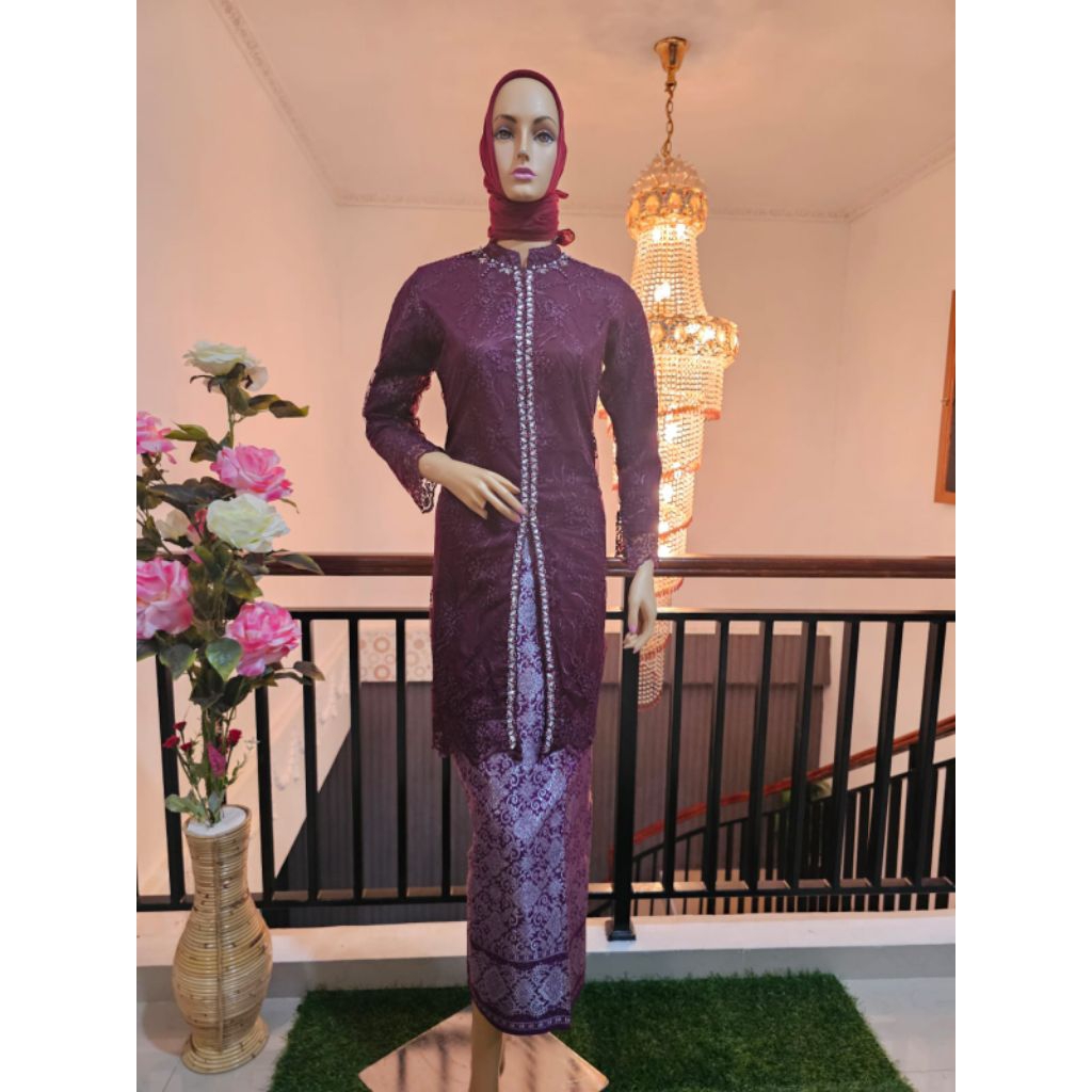 tunik tile payet/tunik brukat payet/tunik brokat payet/tunik pesta/tunik kondangan/tunik wisuda