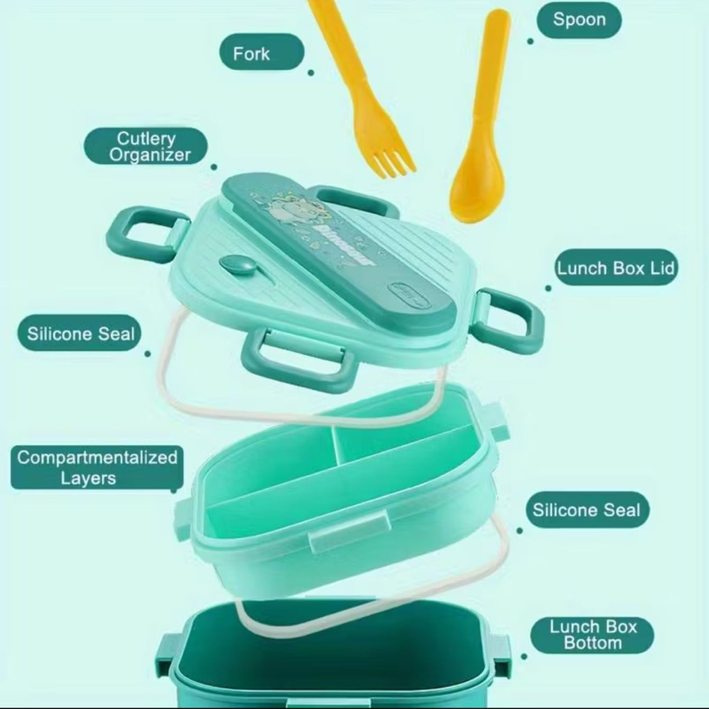 KOTAK MAKAN TINGKAT 3 SEKAT / KOTAK MAKAN 3 SEKAT / KOTAK MAKAN ANAK