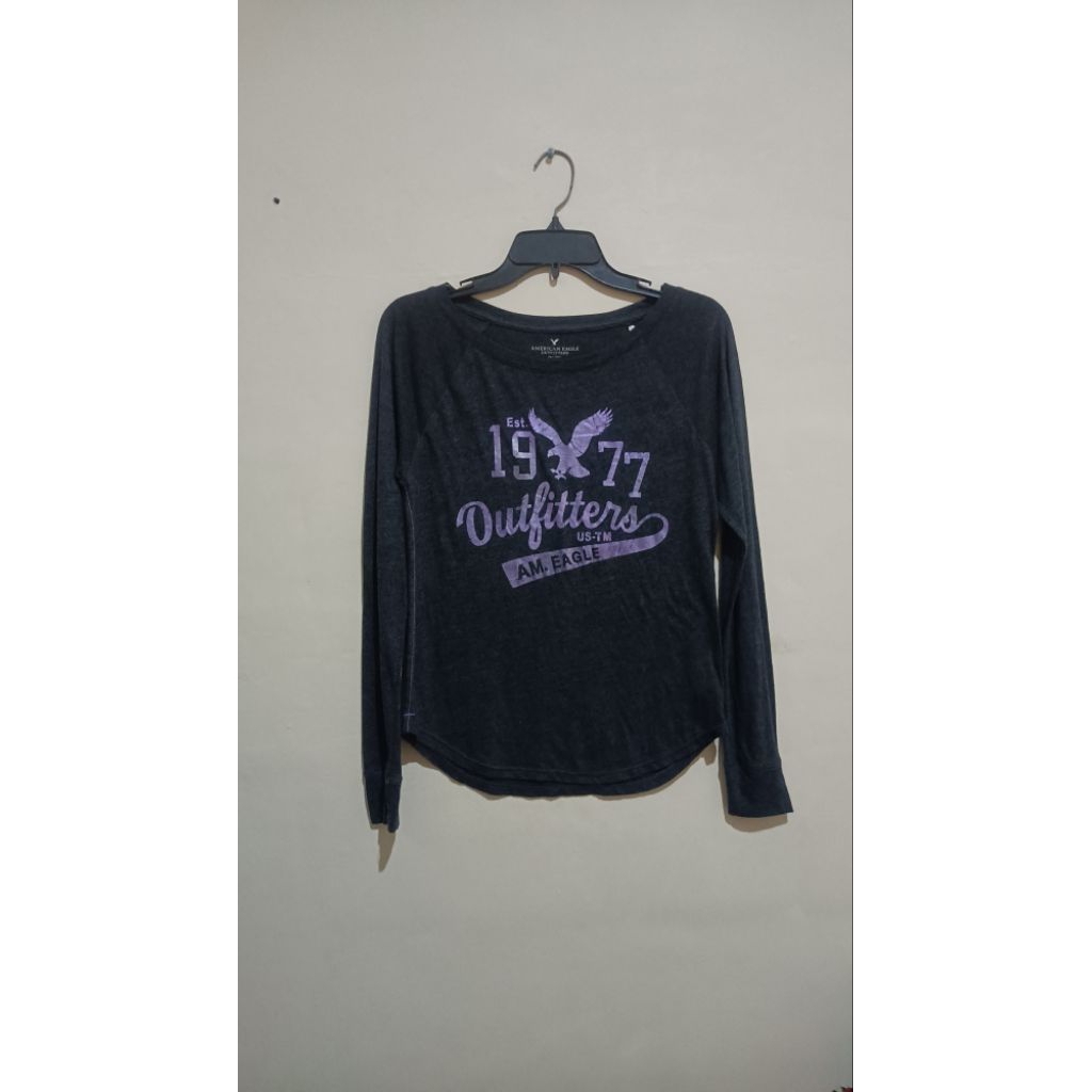 Kaos Lengan Panjang American Eagle Ori (Ex. Display Toko)