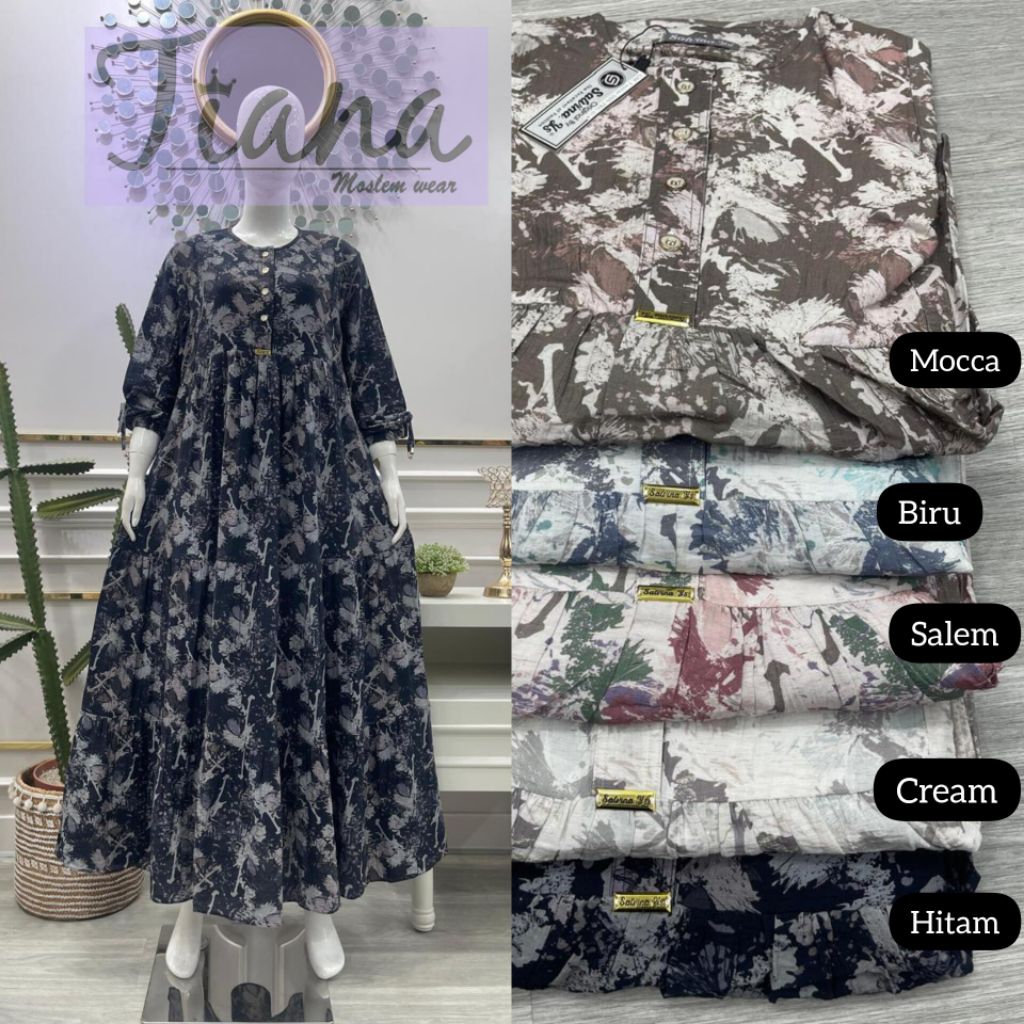 gamis salvina katun Firenza jumbo