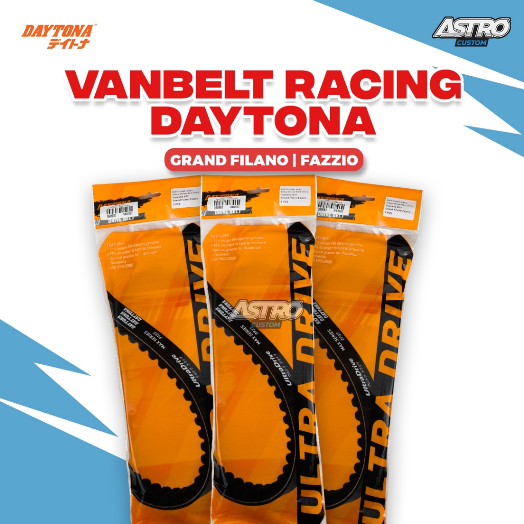 Vanbelt Daytona Grand Filano Fazzio Ultradrive B3Y 5443 Belting Belt Motorcycle Upgrade CVT Racing