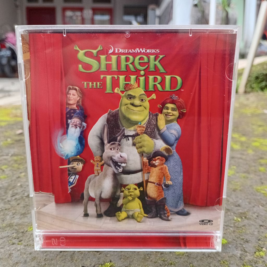 VCD Shrek the Third (2007) 2 Disc English Audio Teks Indonesia Original DreamWorks Animation VideoCD