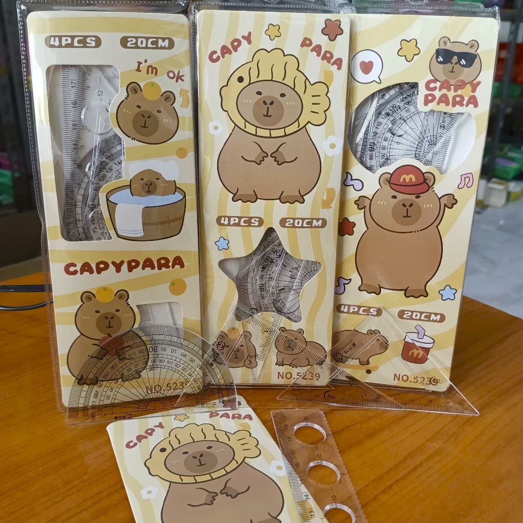 

Set penggaris lengkap isi 4