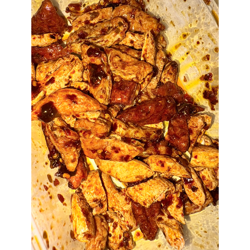 

(frozen) tempura mix chilli oil