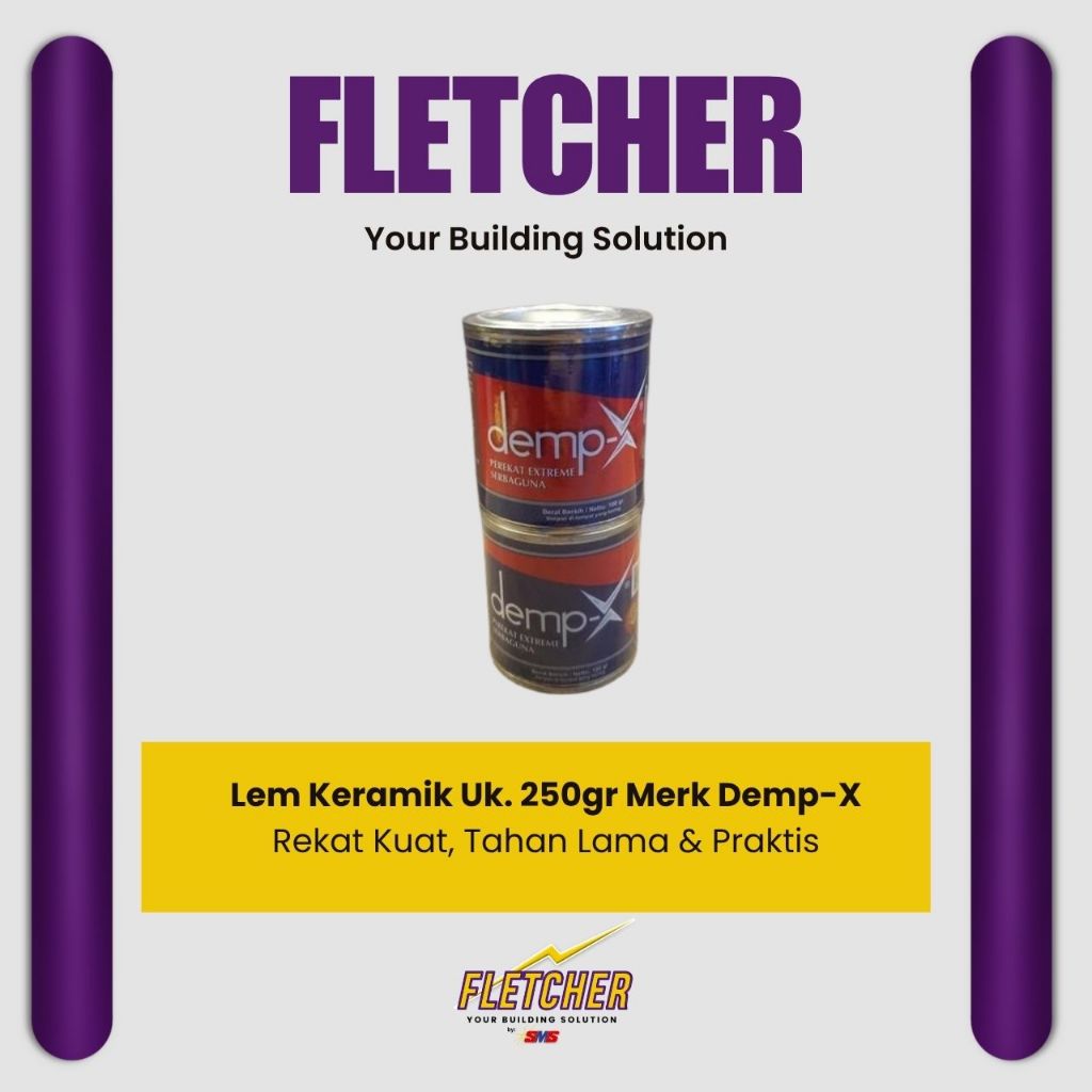 Lem Keramik Uk. 250gr Merk Demp-X / Lem Keramik Anti Bocor