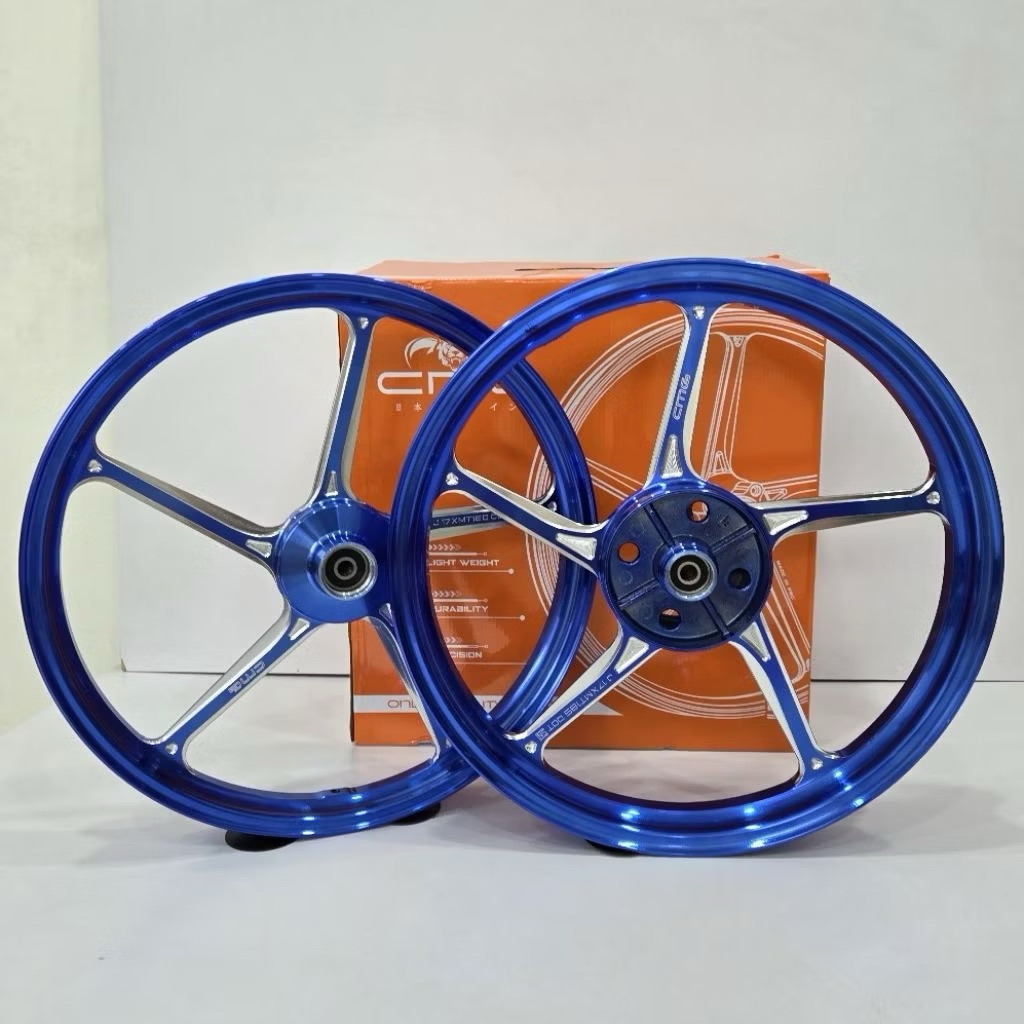 VELG CMG MG511 / AK55 SATRIA MODEL ENKEI CNC PALANG 5 RING 17 X 160 / 185 SATRIA FU 150 / SHOGUN SP 