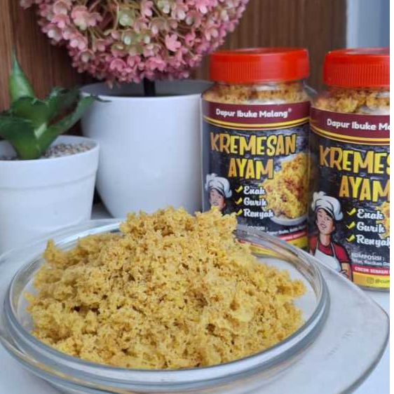 

Kremesan ayam kampung/kremesan anti GTM/kremesan ayam camilan/renyah halal/kremes