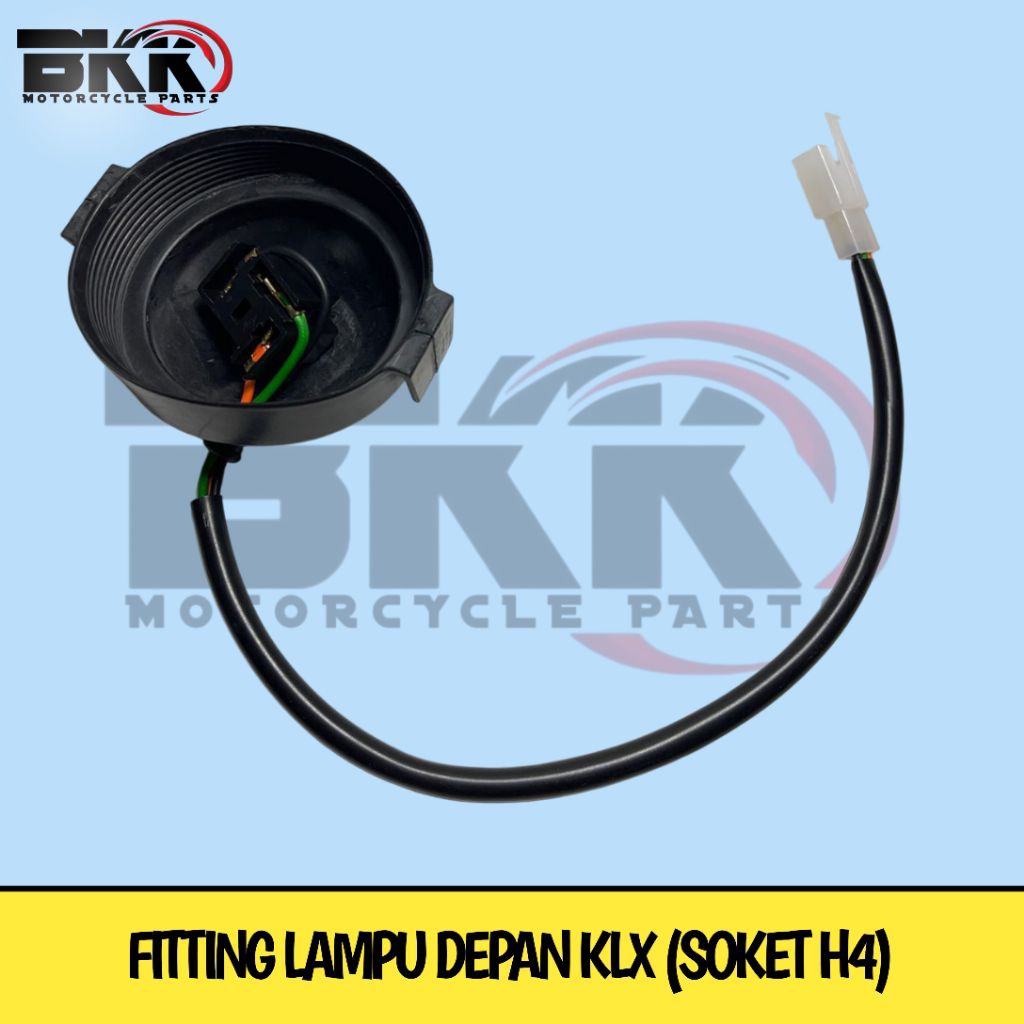 SOKET FITTING LAMPU DEPAN KLX, SOKET H4