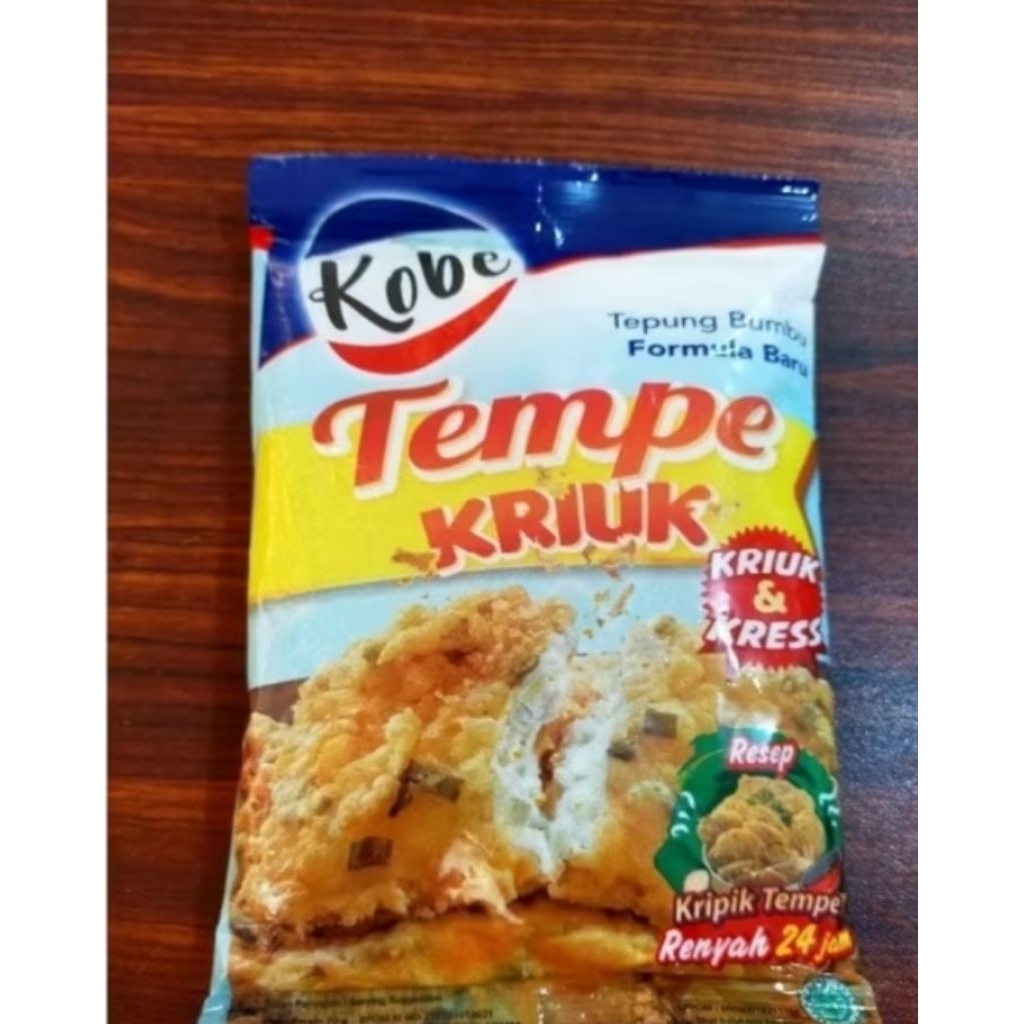 

( PCS ) TEPUNG KOBE BAKWAN KRESS DAN TEMPE KRIUK