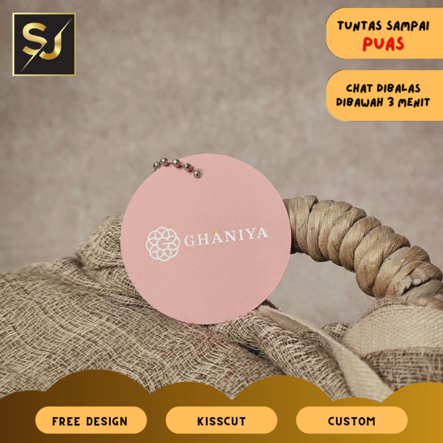 

4 5-9 Hang Tag Bentuk FREE TEMPLATE DESIGN Label Baju Bentuk Sangjaya - Cetak Hangtag Brand Custom