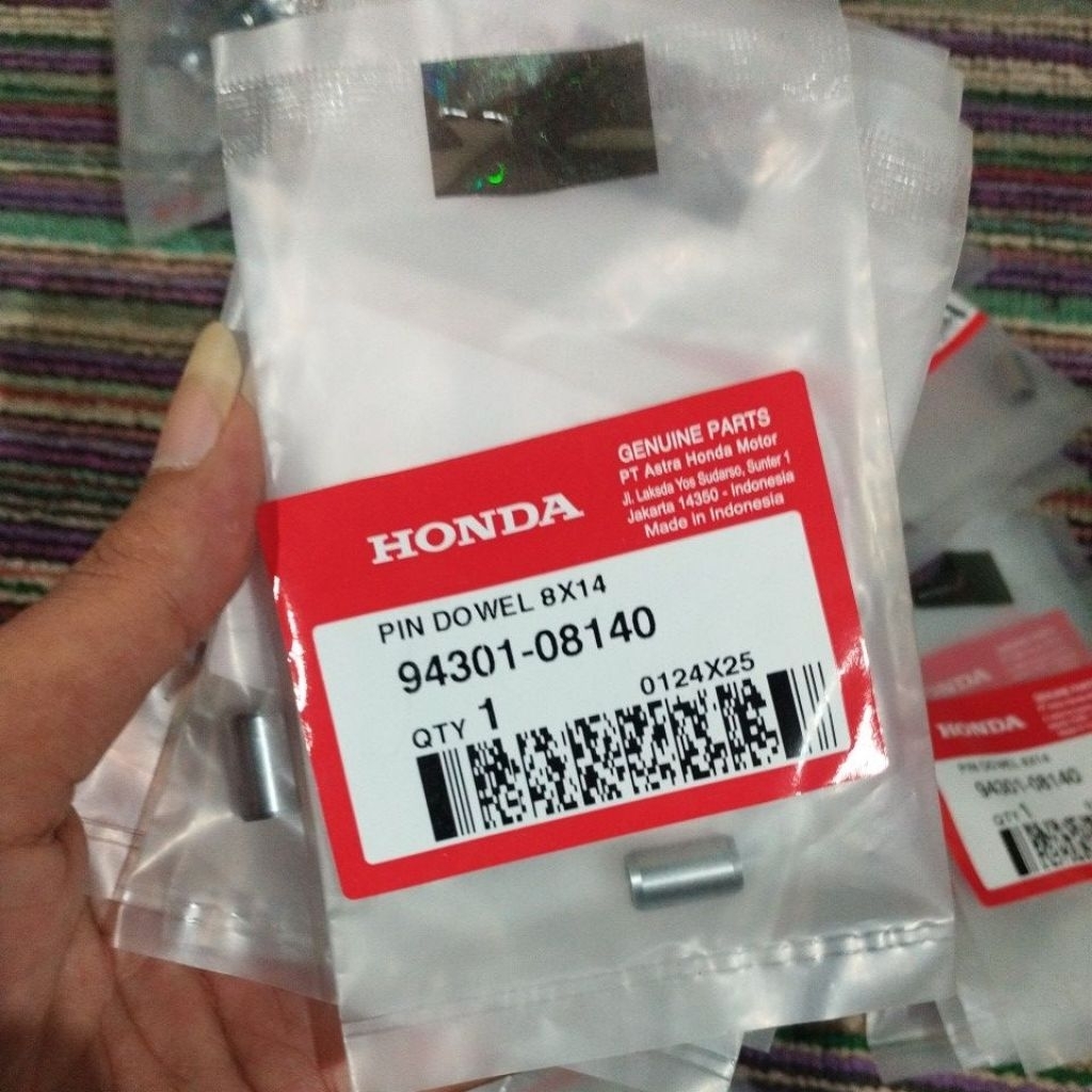 Pin Dowel 8x14 Bos Blok Cvt Vario Adv Stylo Pcx160 94301-08140 9430108140
